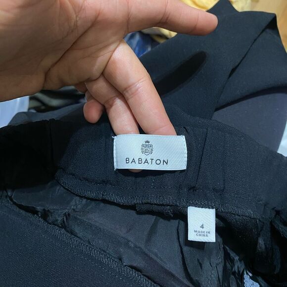 Aritzia Babaton Conan Black Trouser Pant - Picture 2 of 4